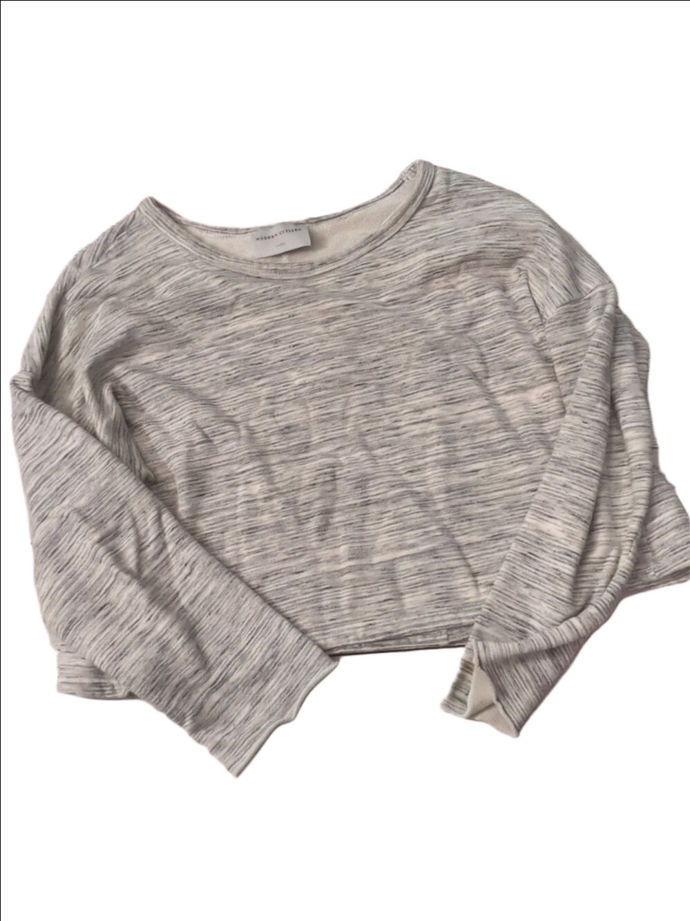 Modern citizen gray cropped sweatshirt size large